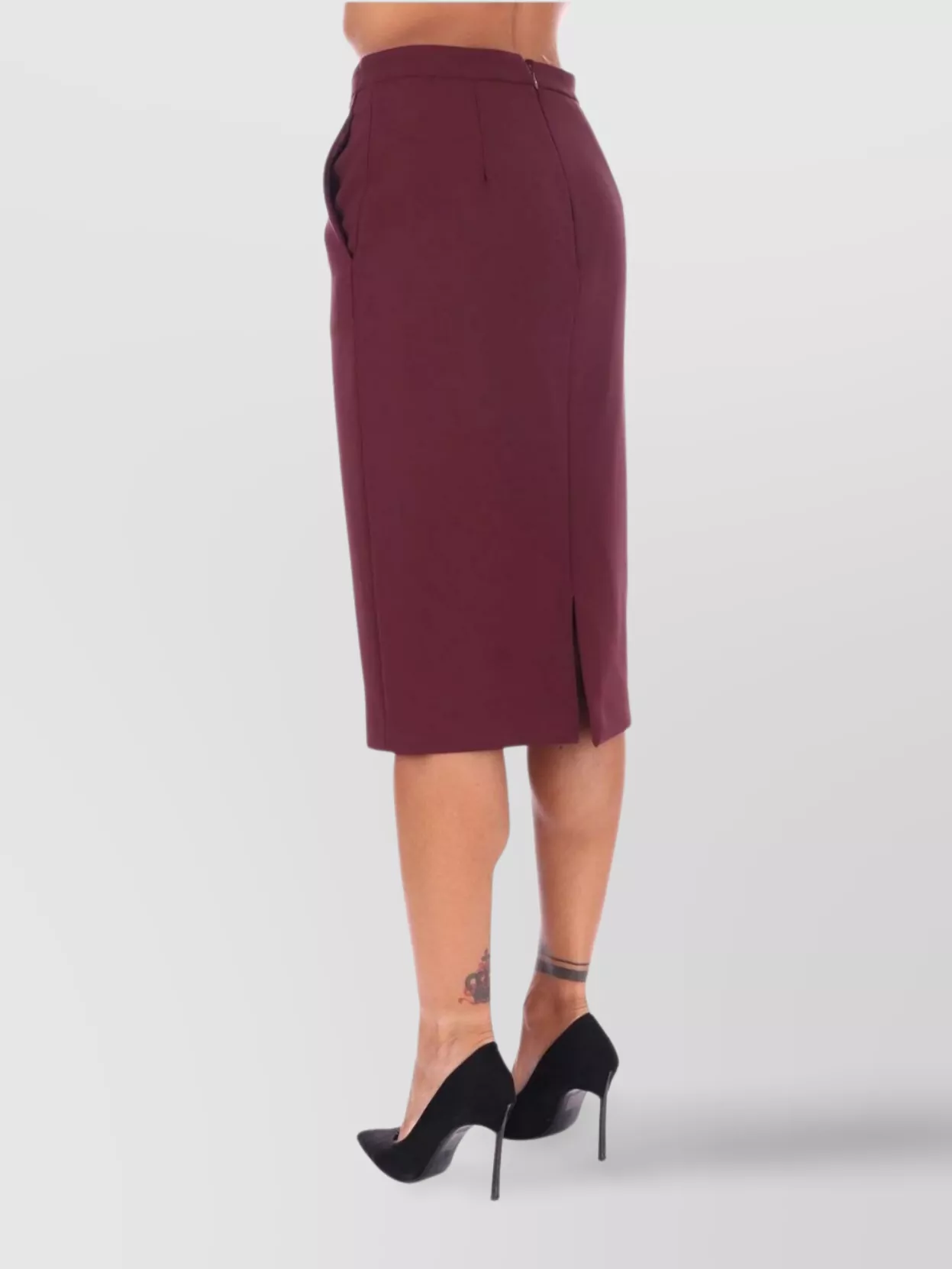 Elisabetta Franchi Tailored Skirts With High Waist And Back Slit