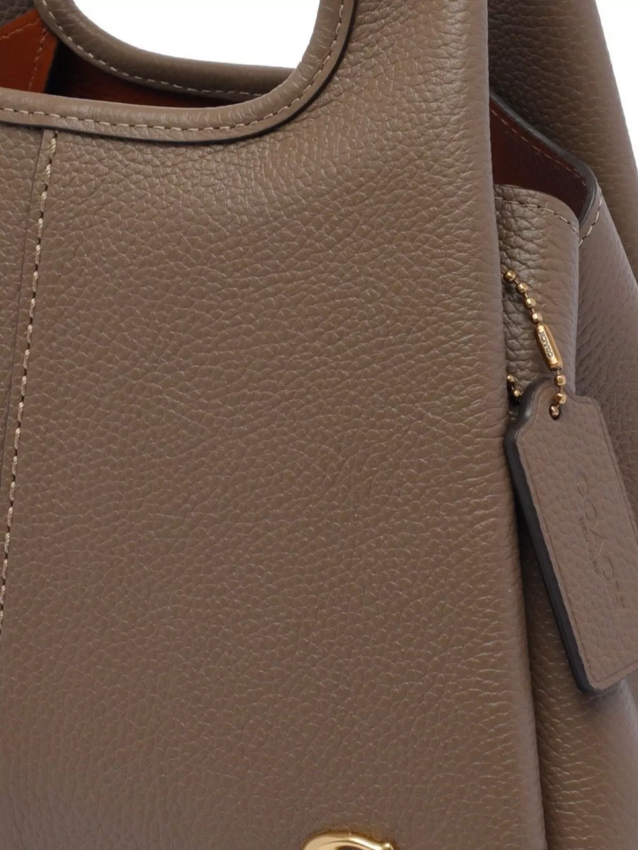 Coach Structured Top Handle Shoulder Bag