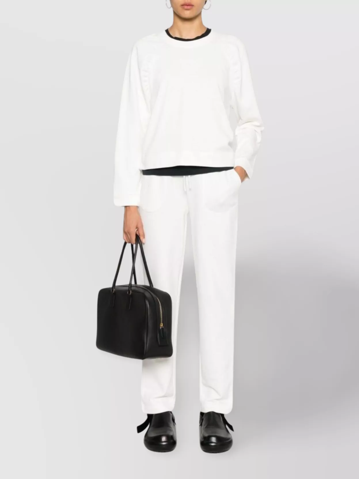 Emporio Armani Cotton Sweatpants Jersey Texture
