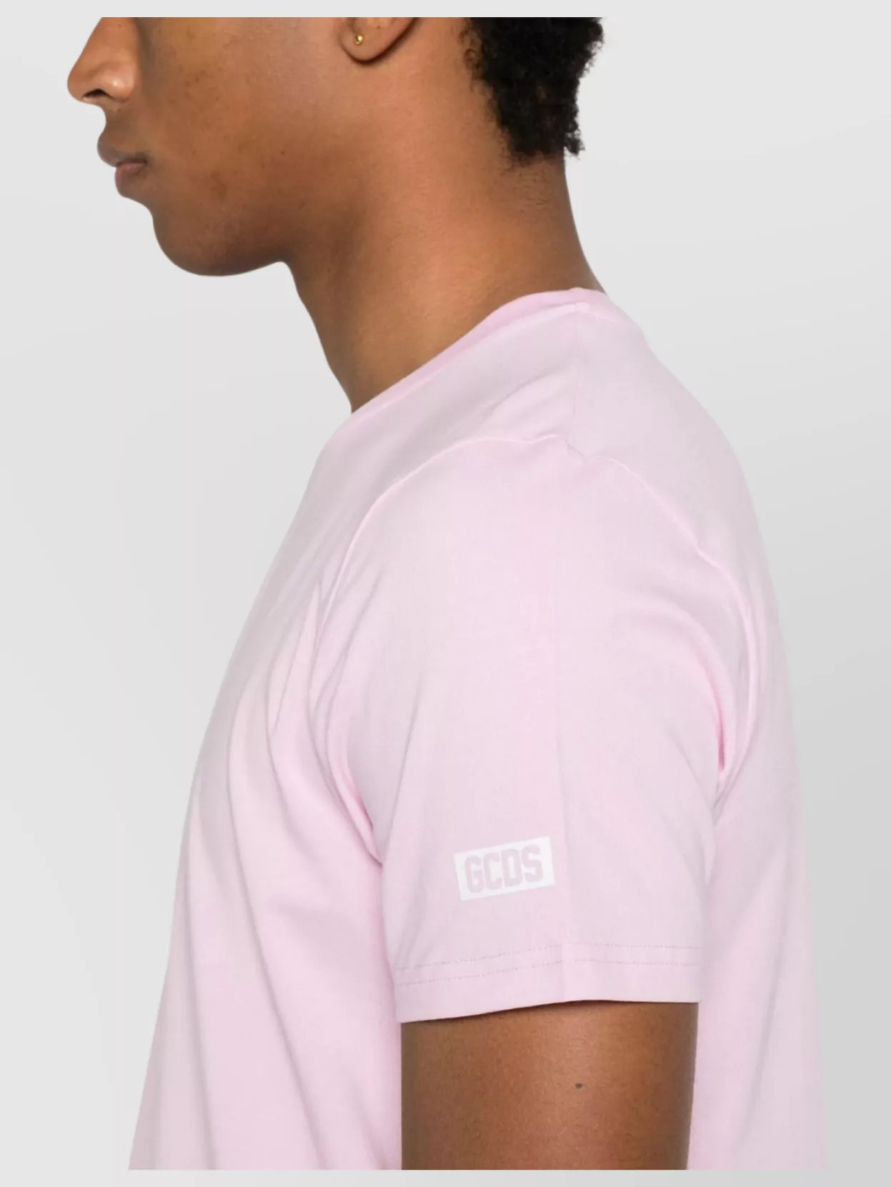 Gcds Soft Fabric Crew Neck Short Sleeve T-Shirt