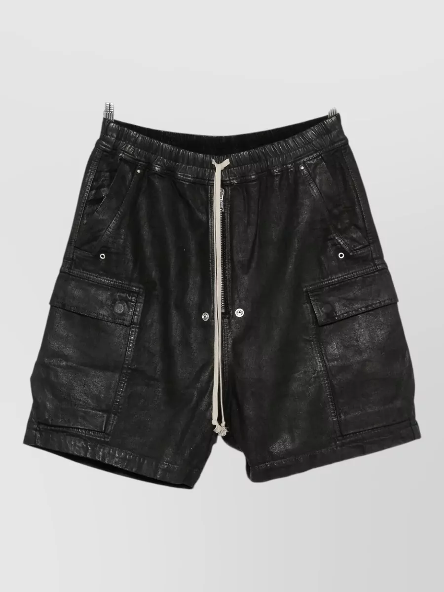 Rick Owens Drkshdw cotton cargo shorts