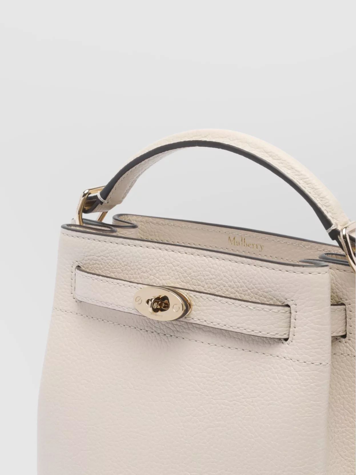 Mulberry Mini Islington Bucket Bag With Pebbled Texture