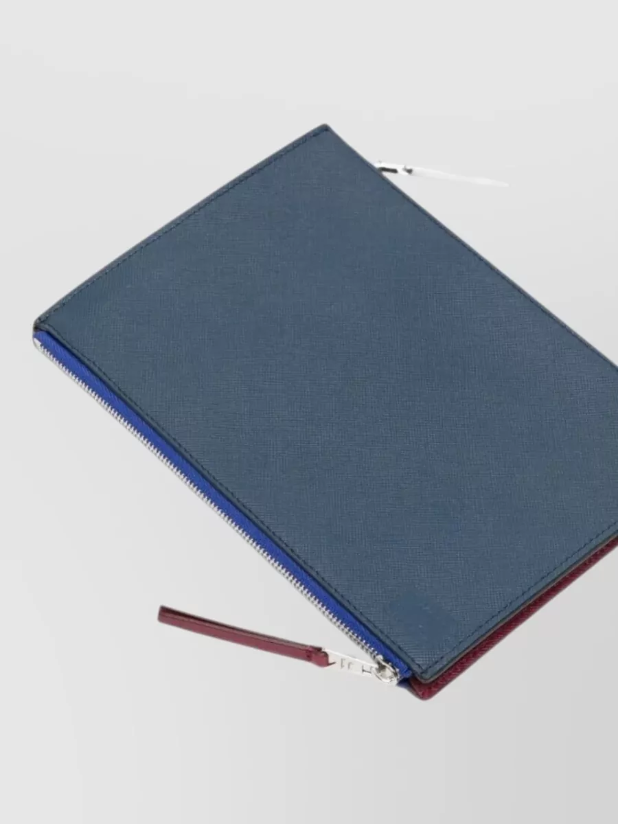 Paul Smith Leather Zip Pouch