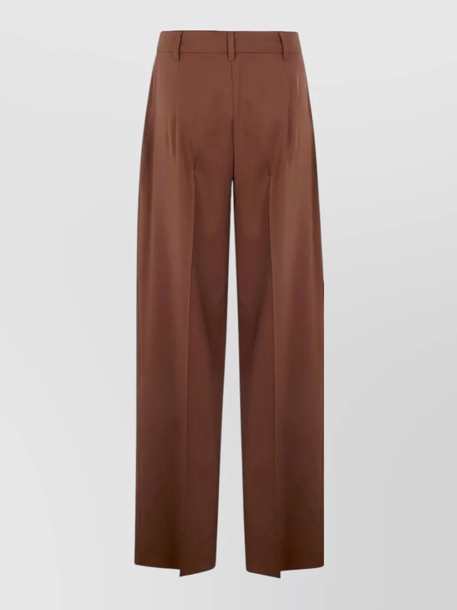 Max Mara Virgin Wool Wide-Leg Trousers