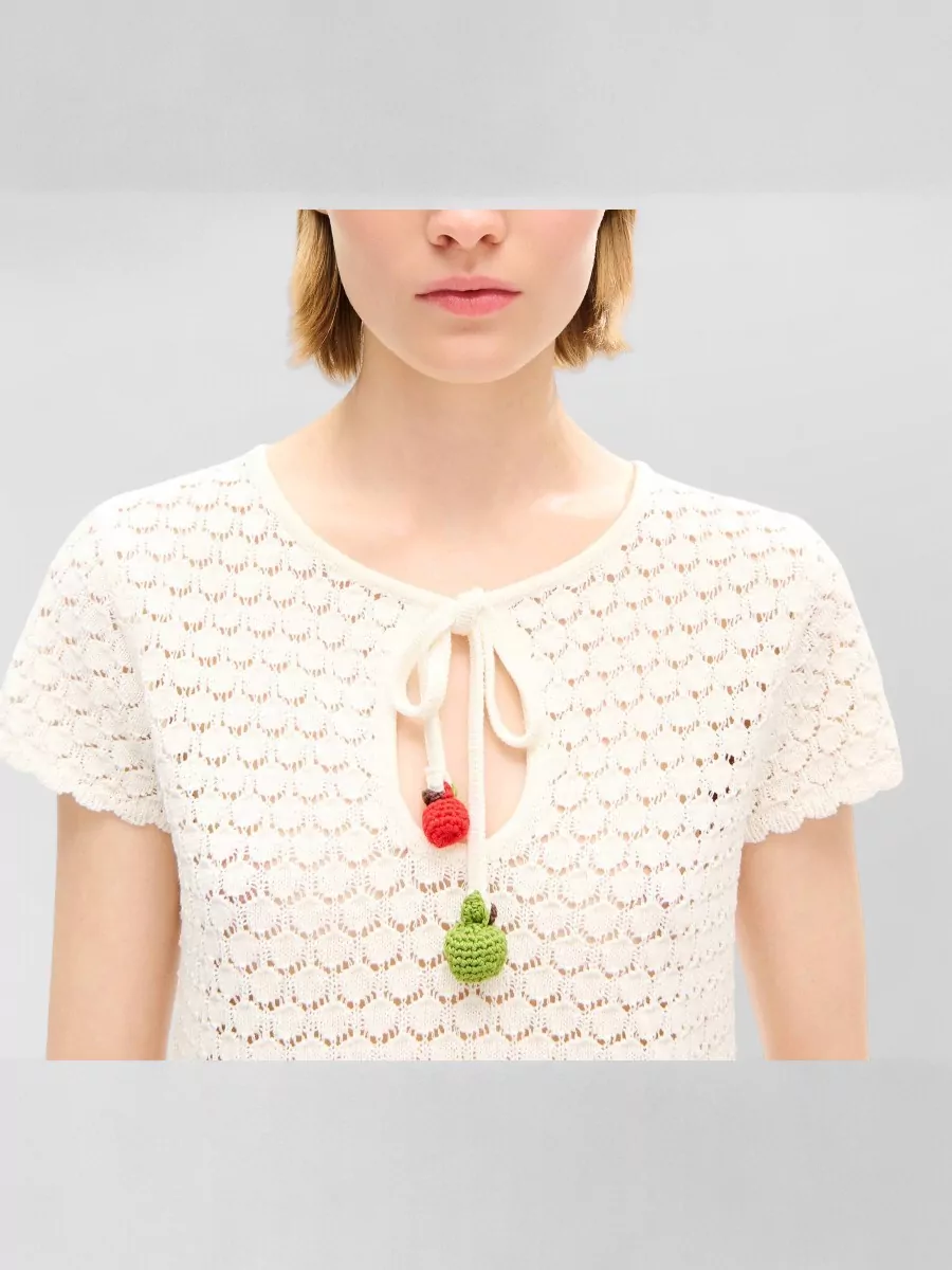 Kenzo Crochet Knitted Top