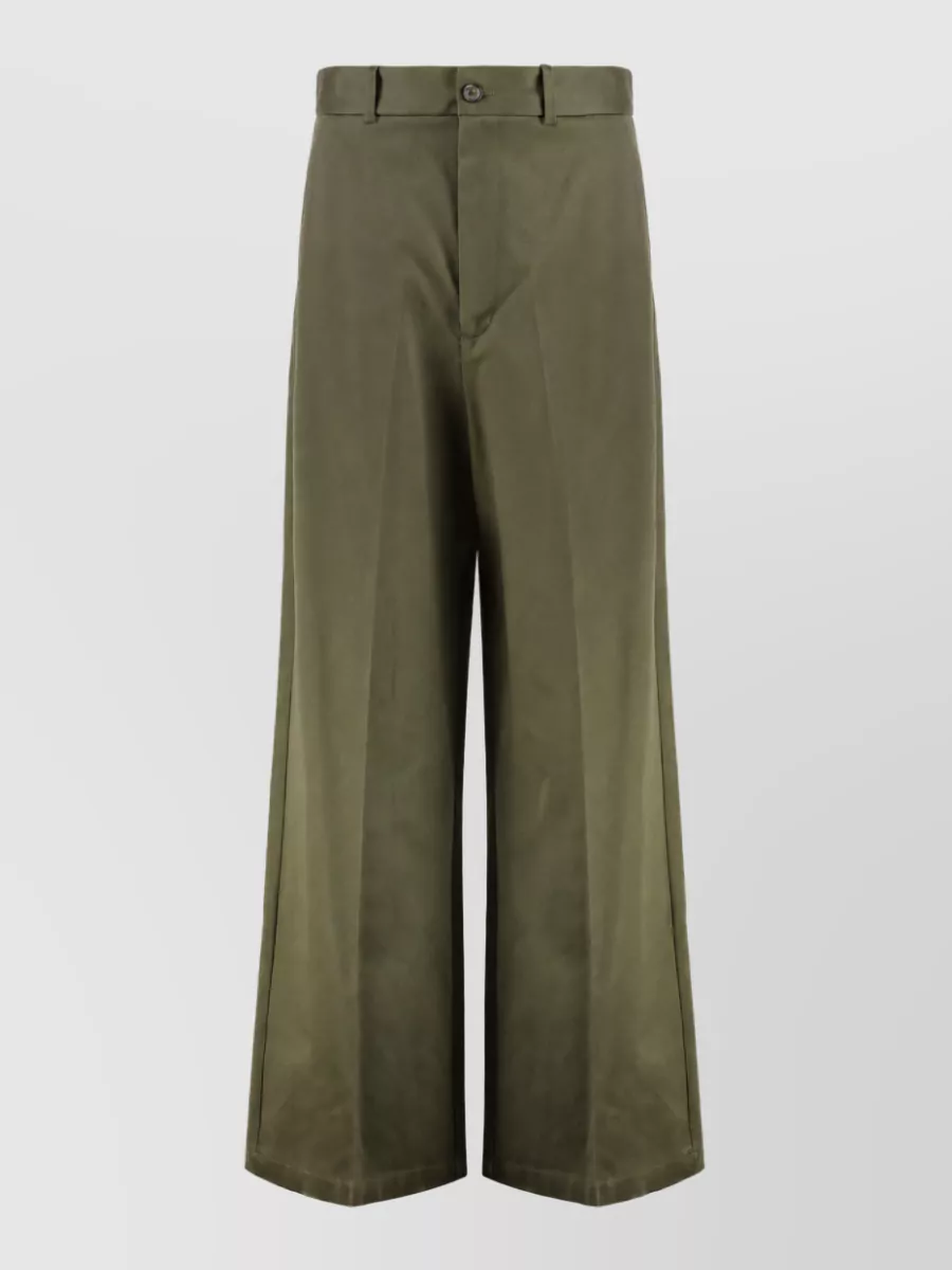 Nili Lotan virgin wool wide-leg trousers
