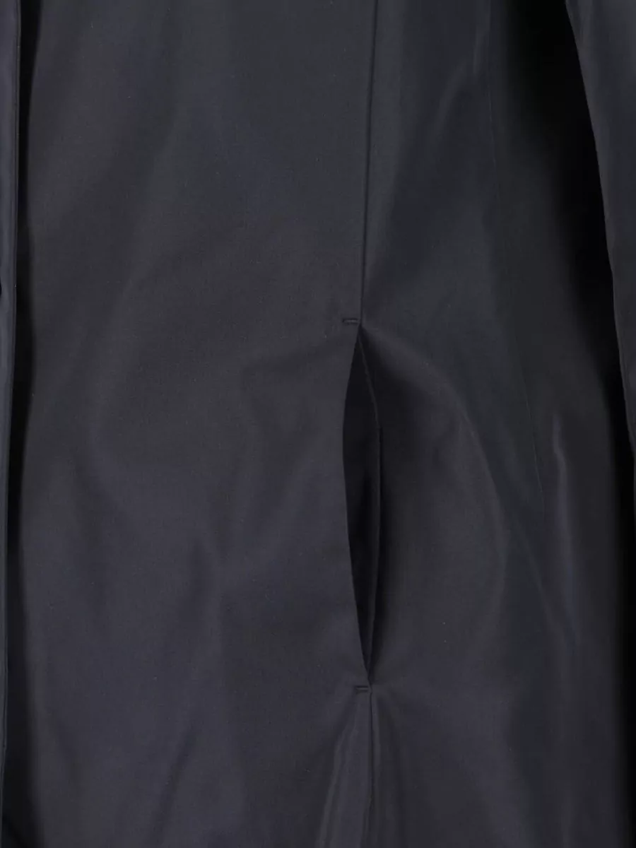 Jil Sander Silk Single Breasted Coat