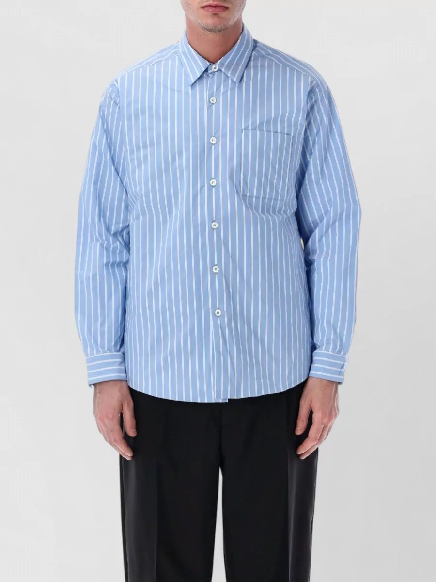 Prada striped relaxed-fit shirt
