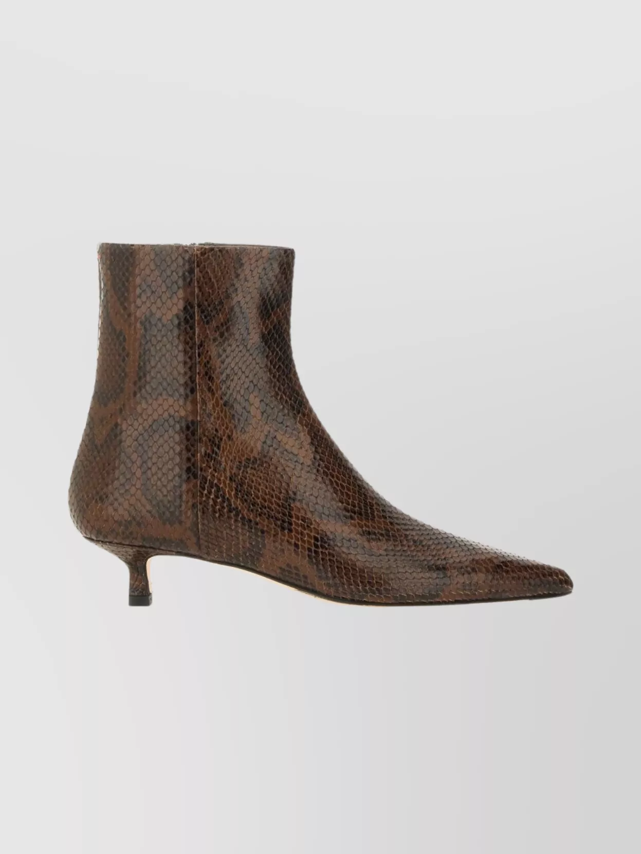 Aeyde Pointed Toe Ankle Boots With Kitten Heel