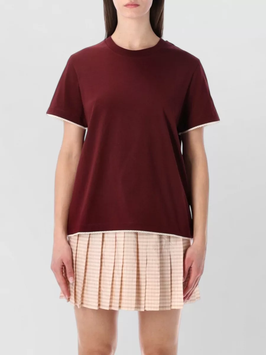 Moncler Cotton short-sleeve crewneck t-shirt
