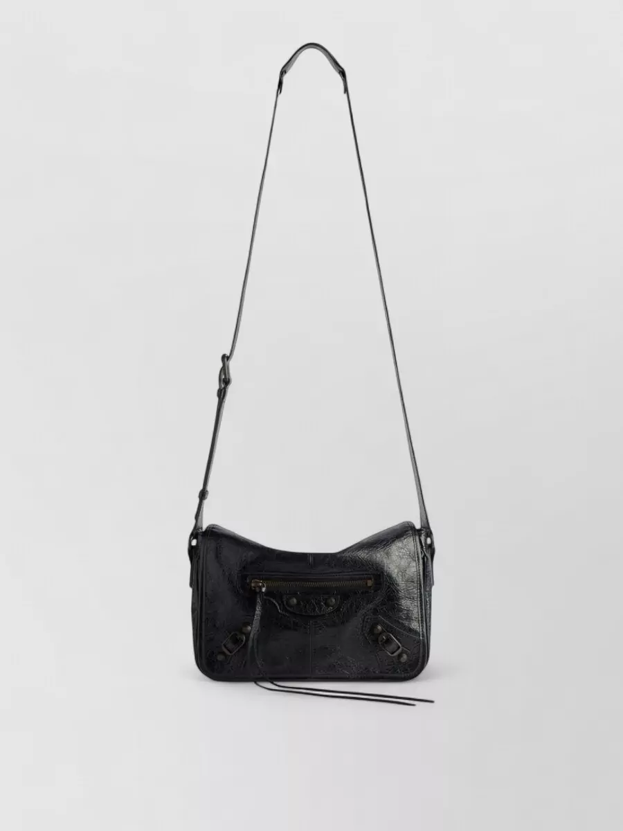 Balenciaga lamb leather small crossbody bag