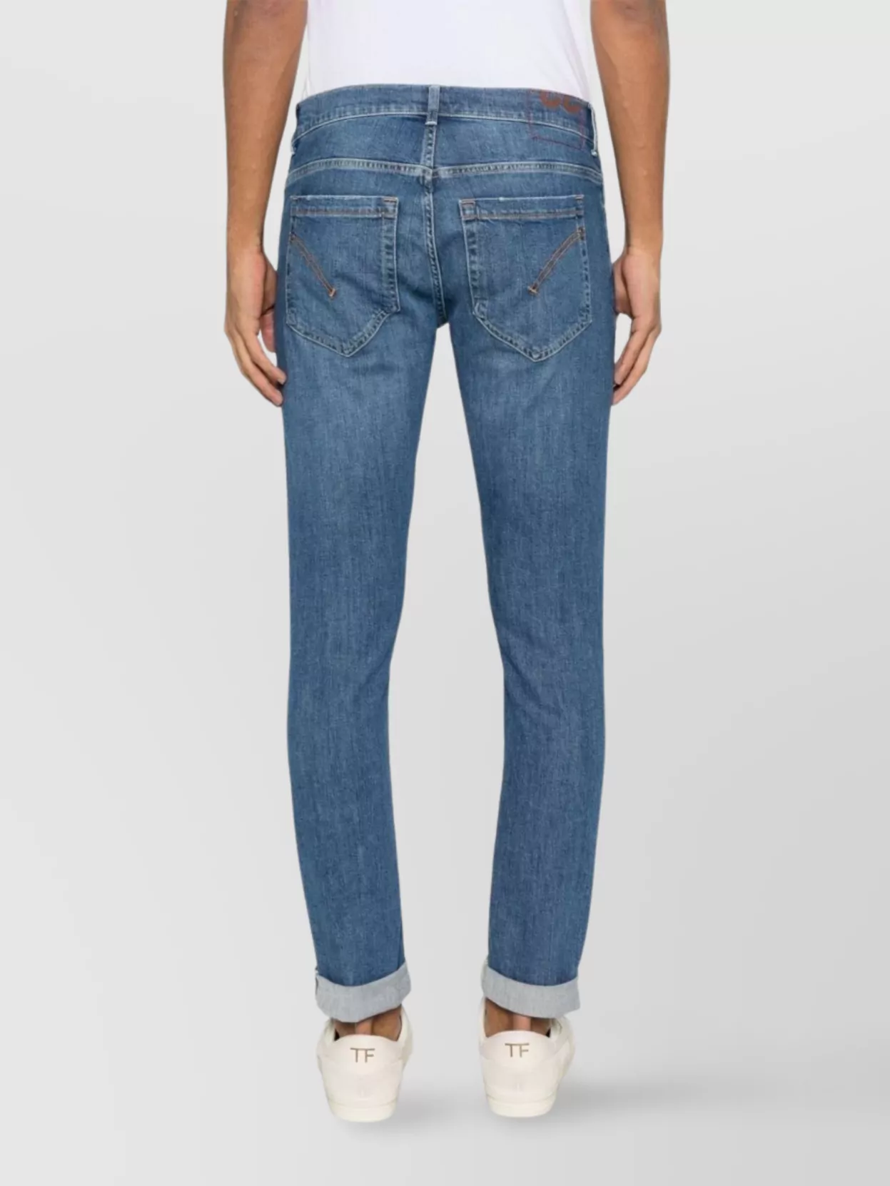 Dondup George Jeans Trousers Rolled Cuffs