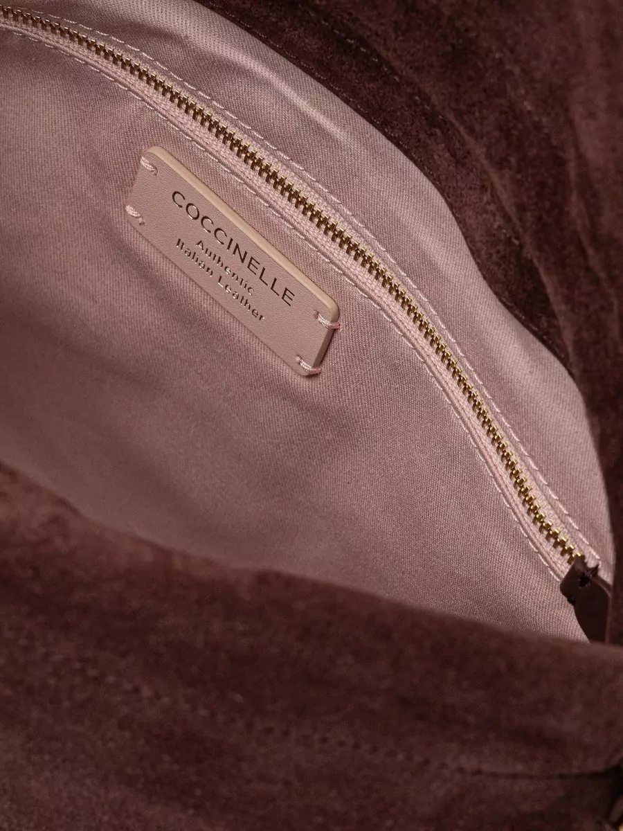 Coccinelle Suede Lidia Clutch Bag