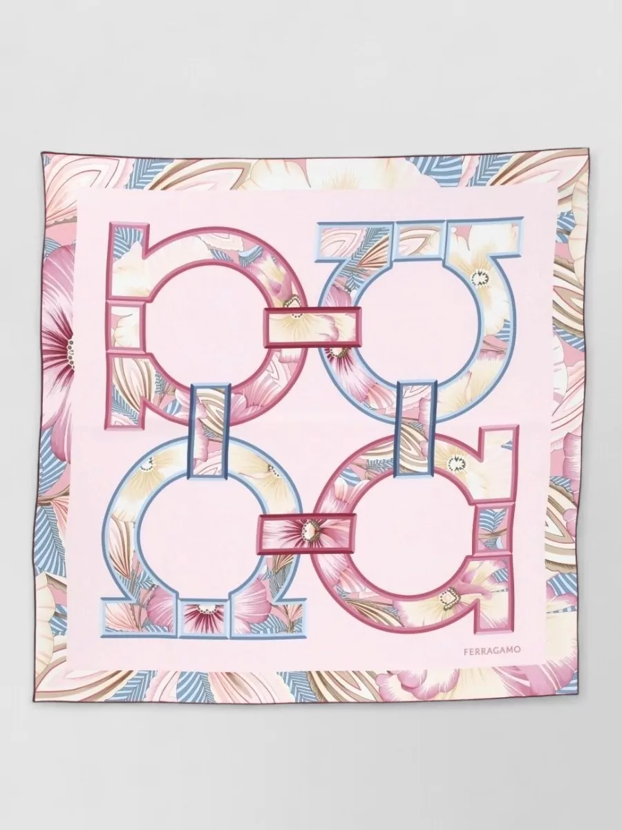 Ferragamo silk printed scarf