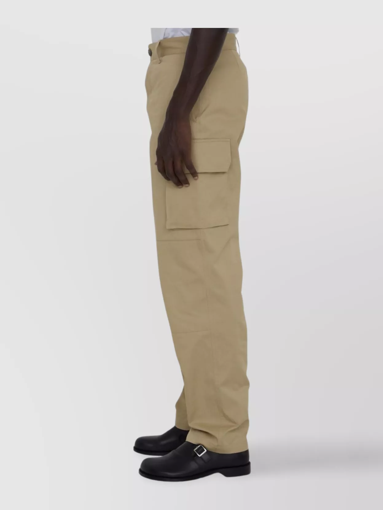 Loewe Cargo Trousers Featuring Multiple Pockets In Neutral