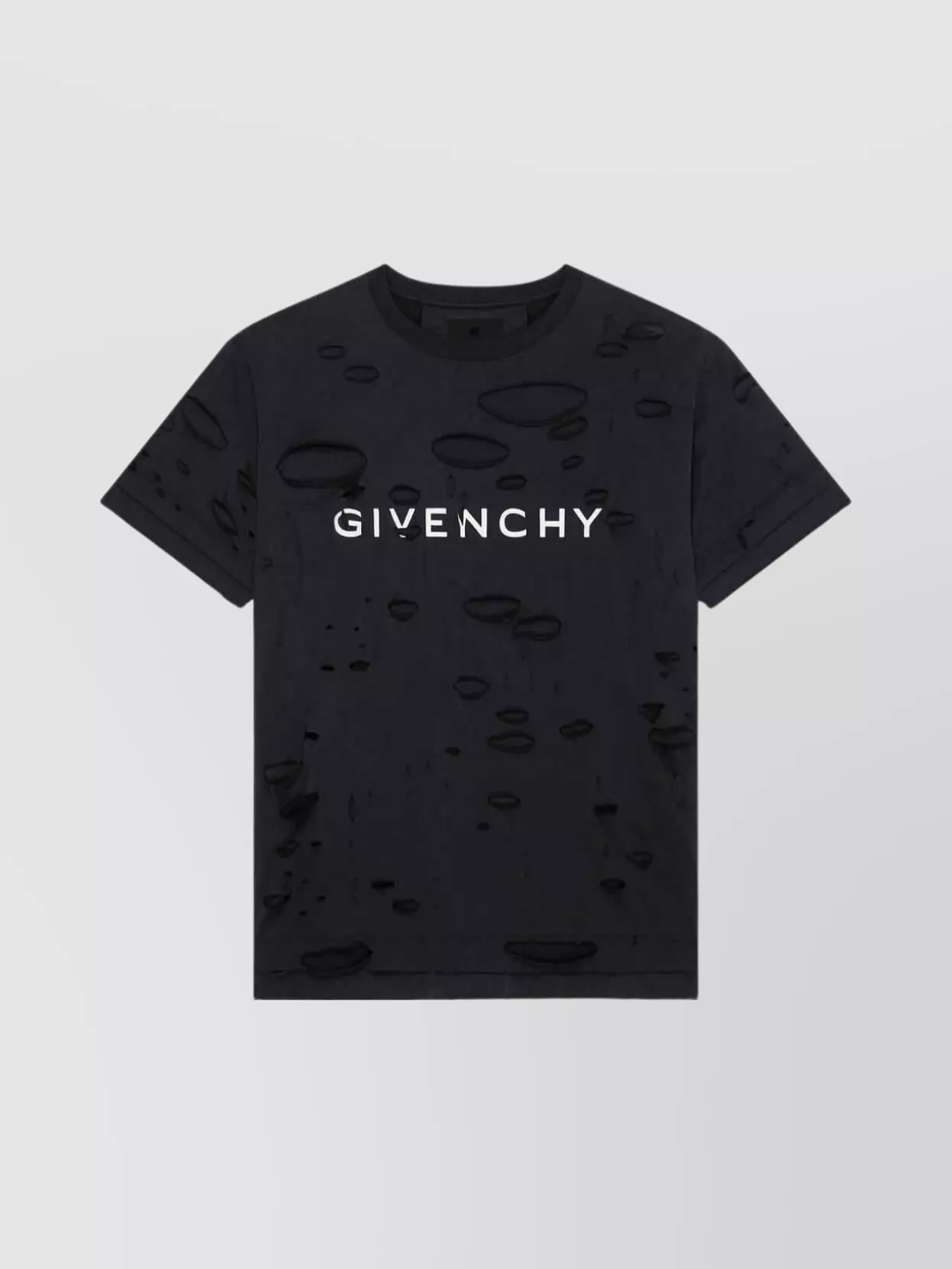 Shop Givenchy Generous Fit Crew Neck T-shirt In Black