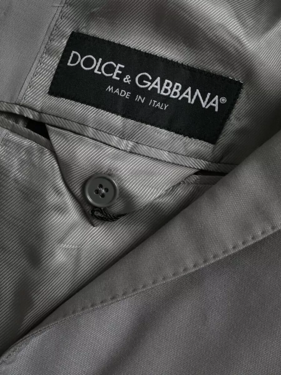 Dolce&Gabbana Wool Silk Single-Breasted Blazer