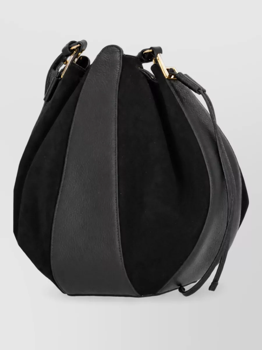 Coccinelle Leather Shoulder Bucket Bag