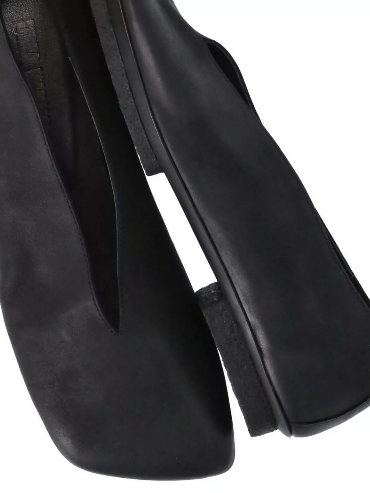 Uma Wang Lace-Up Ballet Shoes With 2 Cm Heel