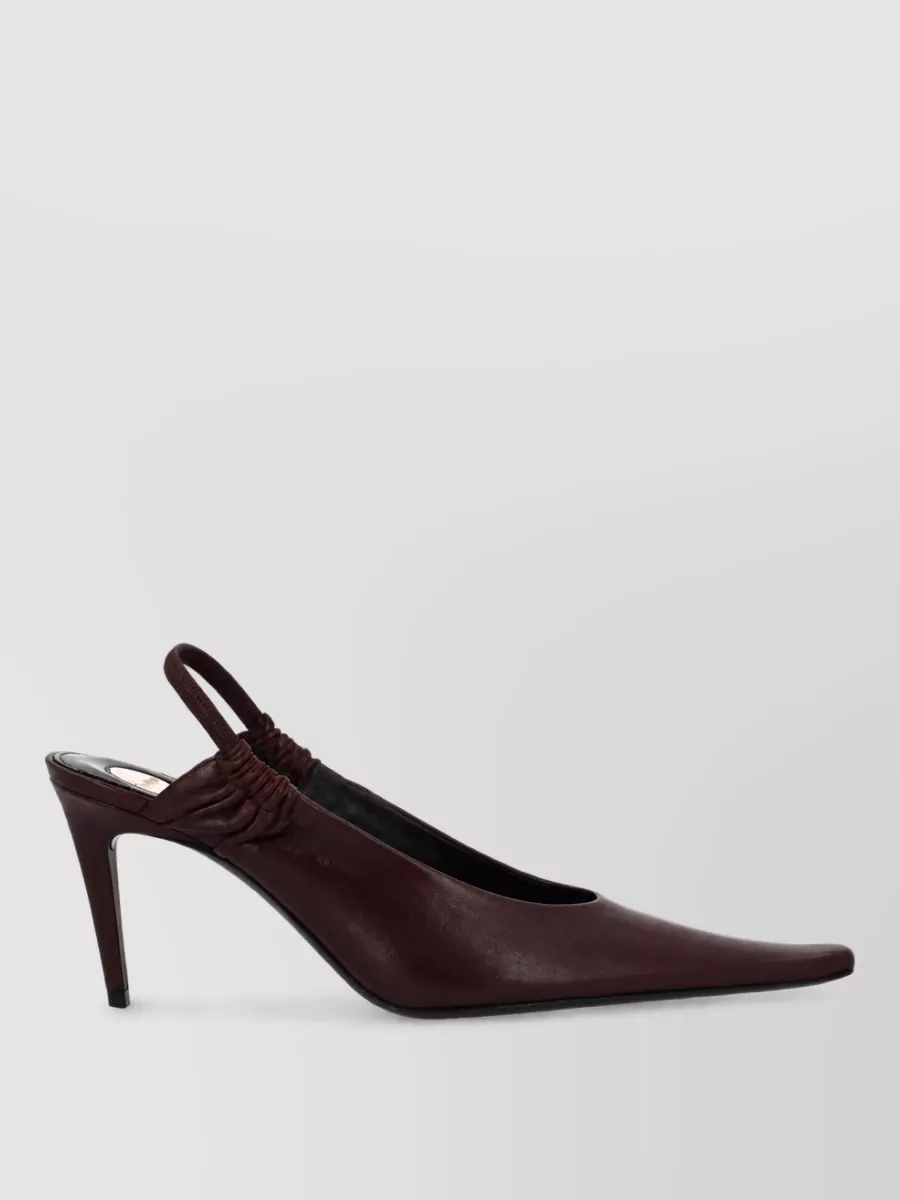 Saint Laurent Lamb Leather Mules