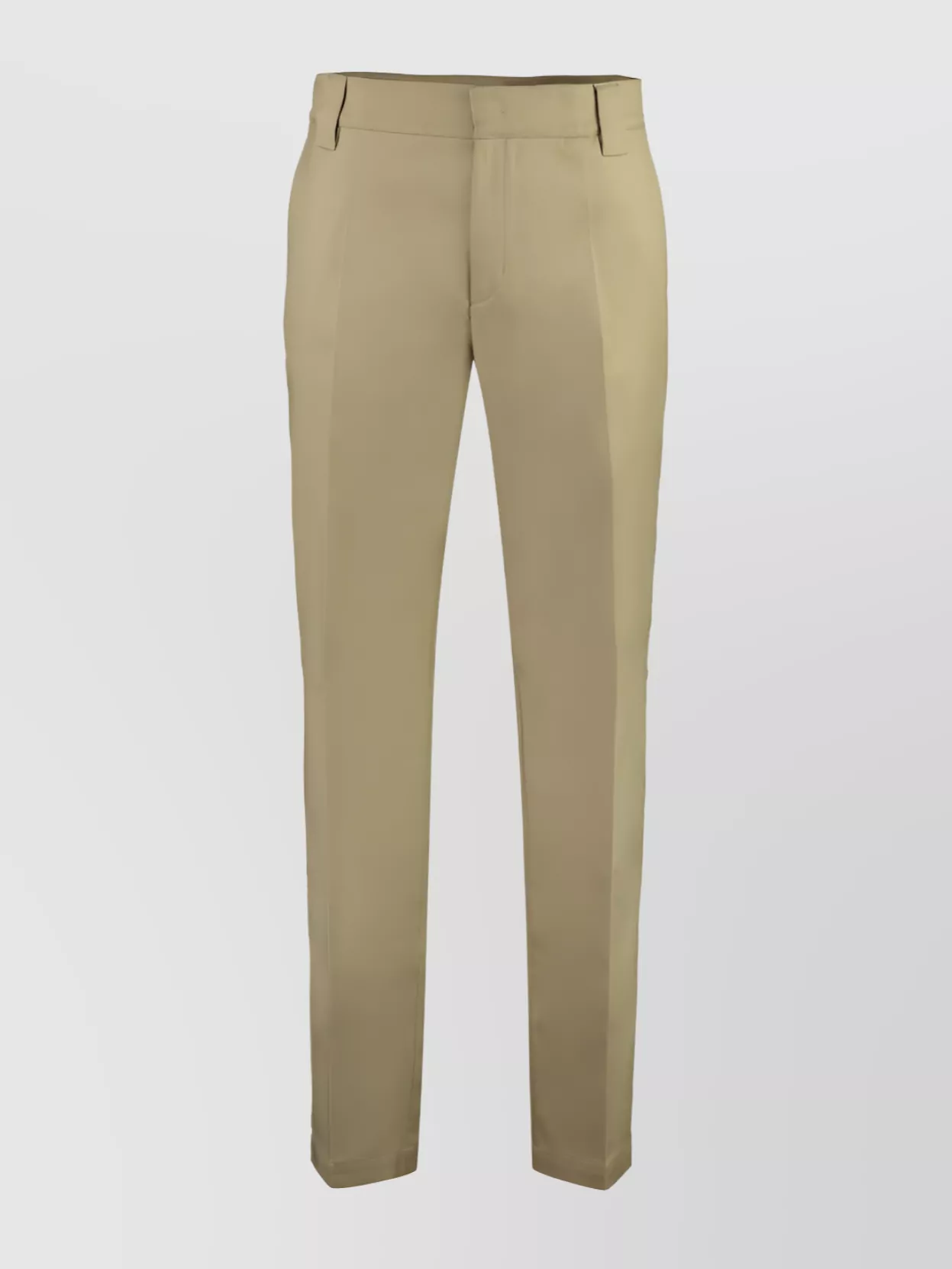 Shop Valentino Tailored Trouser With Belt Loops And Back Welt Pockets In Cream