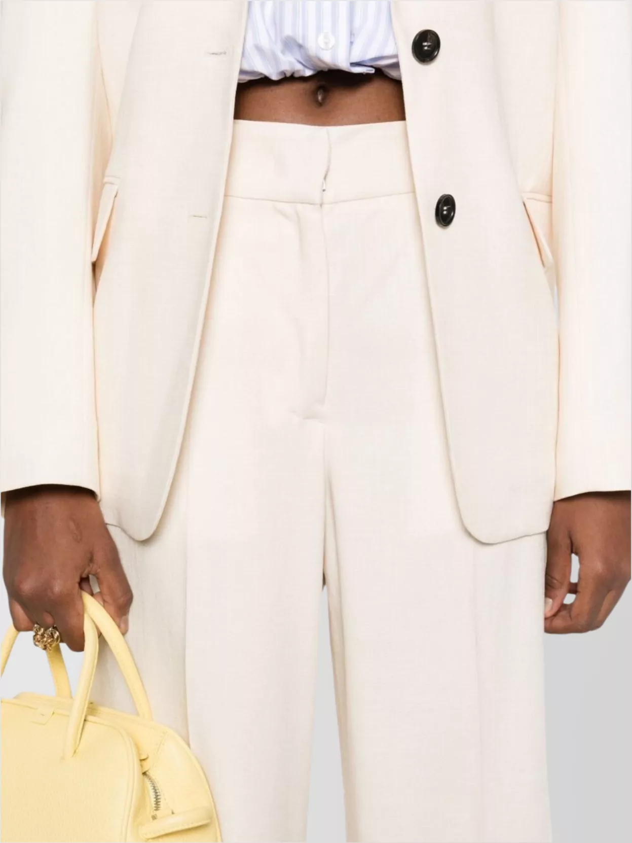 Msgm Trousers Viscose Wide Leg
