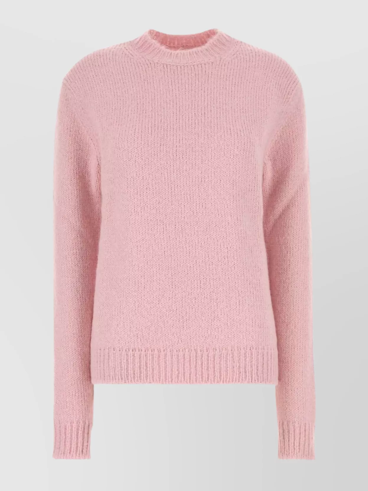 Jil Sander Oversize Crew Neck Alpaca Blend Sweater