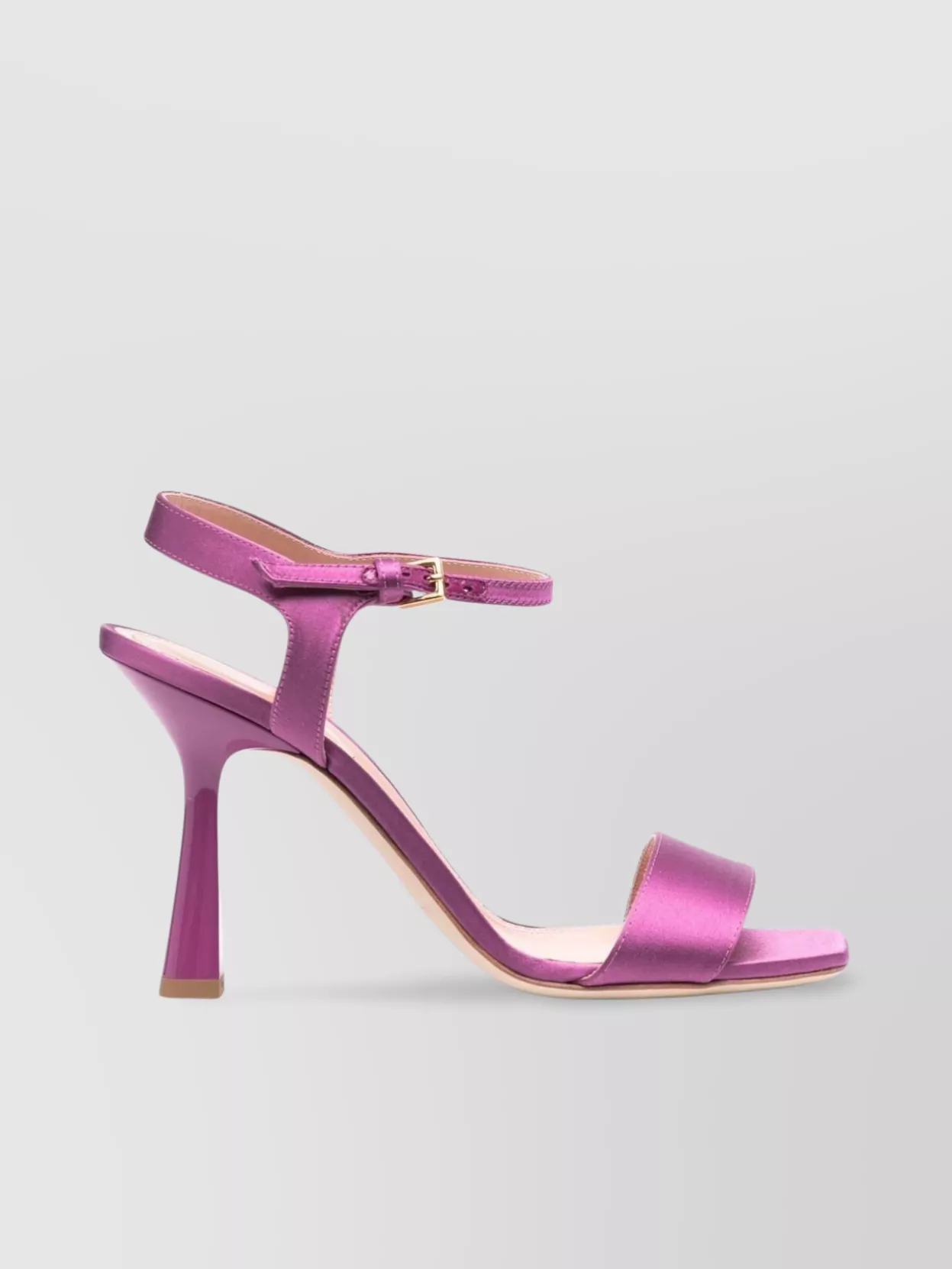 Shop Alberta Ferretti Tapered Heel Open Toe Stiletto Sandals In Purple
