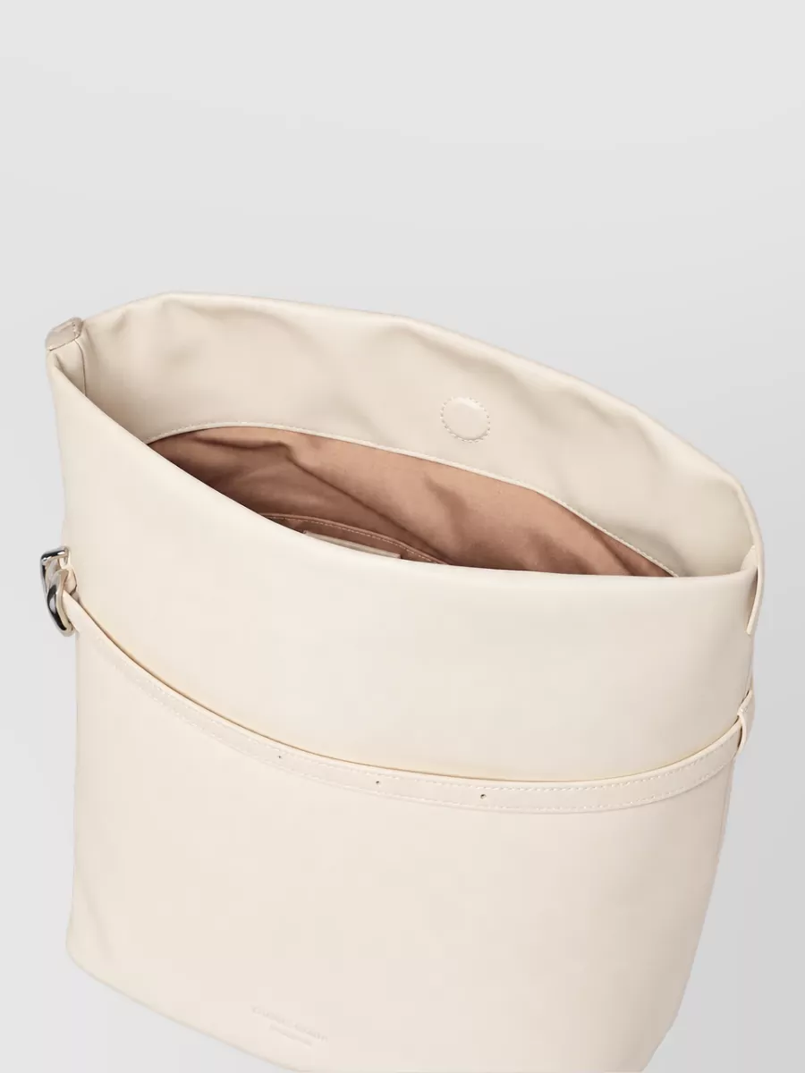 Emporio Armani Leather Bucket Shoulder Bag