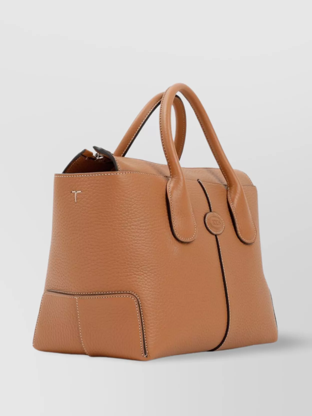 Tod's Leather Tote Bag "T" Stitching