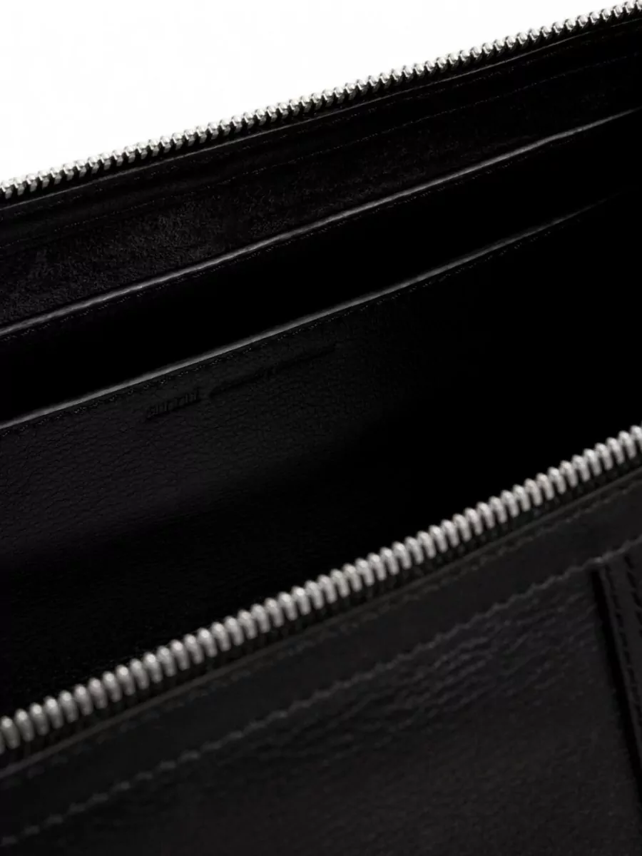 Ami Paris Leather Crossbody Bag
