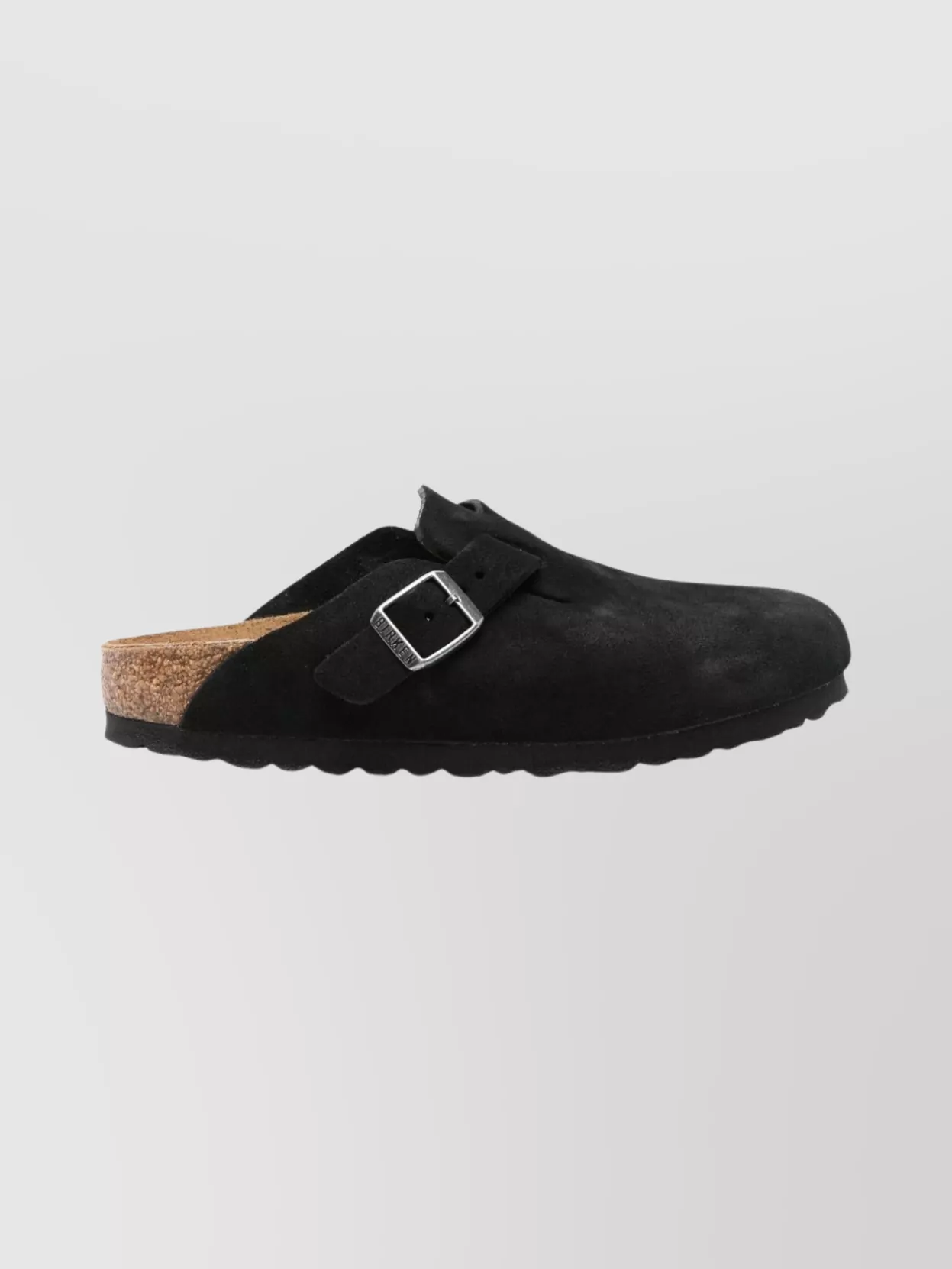 Birkenstock Suede Leather Open Back Slippers
