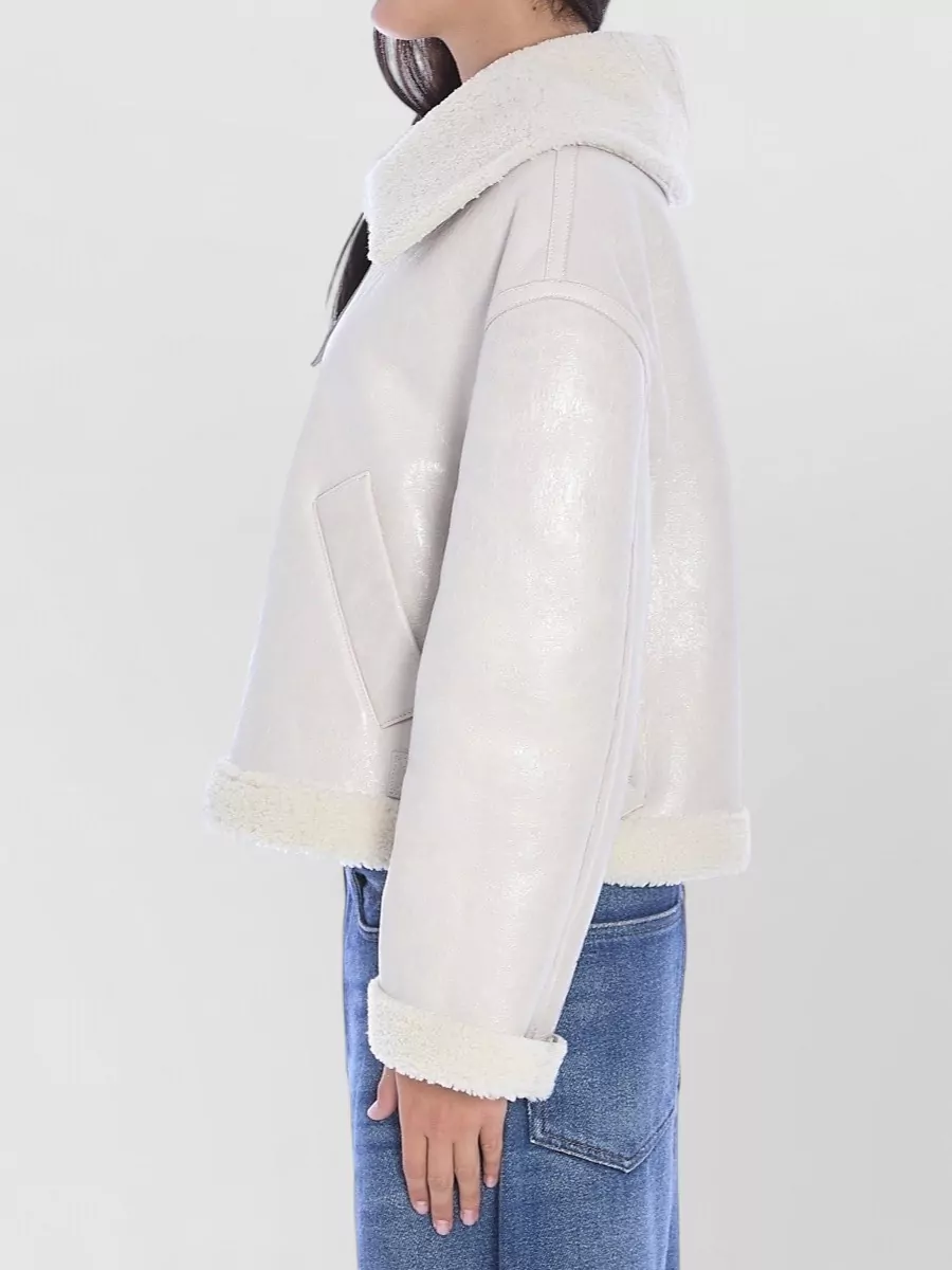 Salvatore Santoro Shearling Leather Jacket