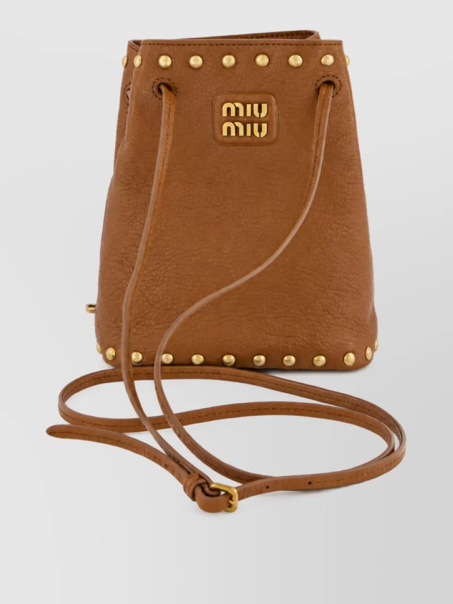 Miu Miu Bucket Bag Leather Bucket Bag