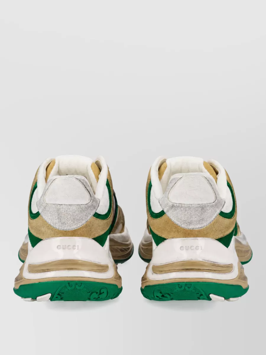 Gucci Suede Low-Top Sneakers
