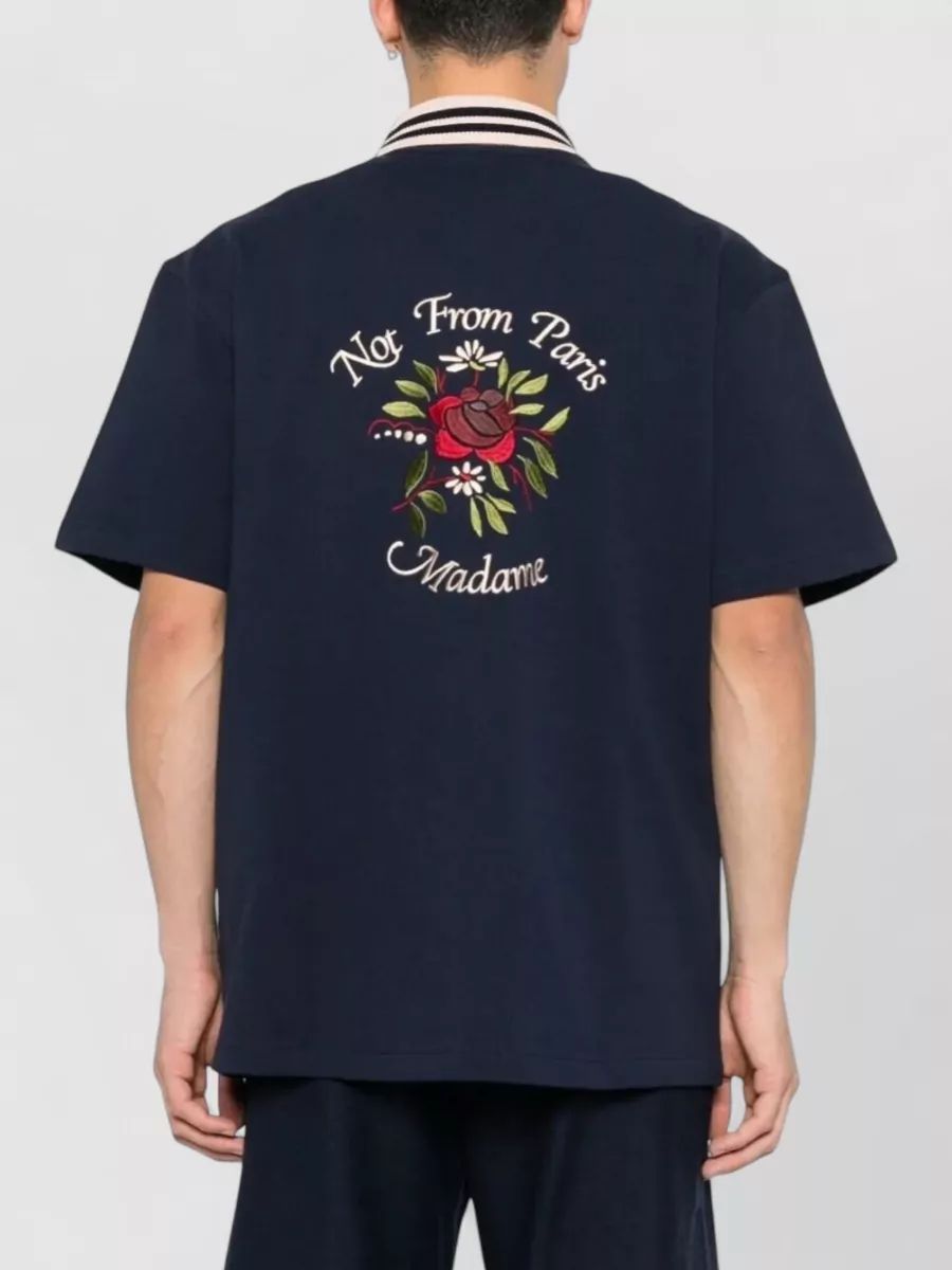 Drôle De Monsieur Cotton Piqué Shirt