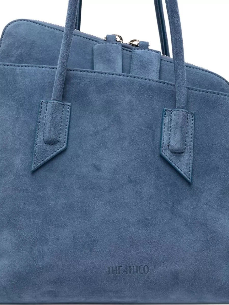 The Attico Leather Shoulder Bag Dual Top Handles