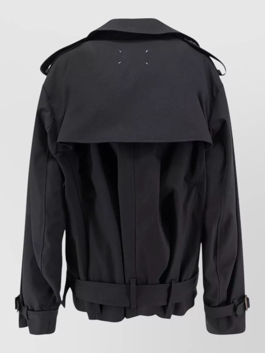 Maison Margiela Double-Breasted Mini Trench Coat