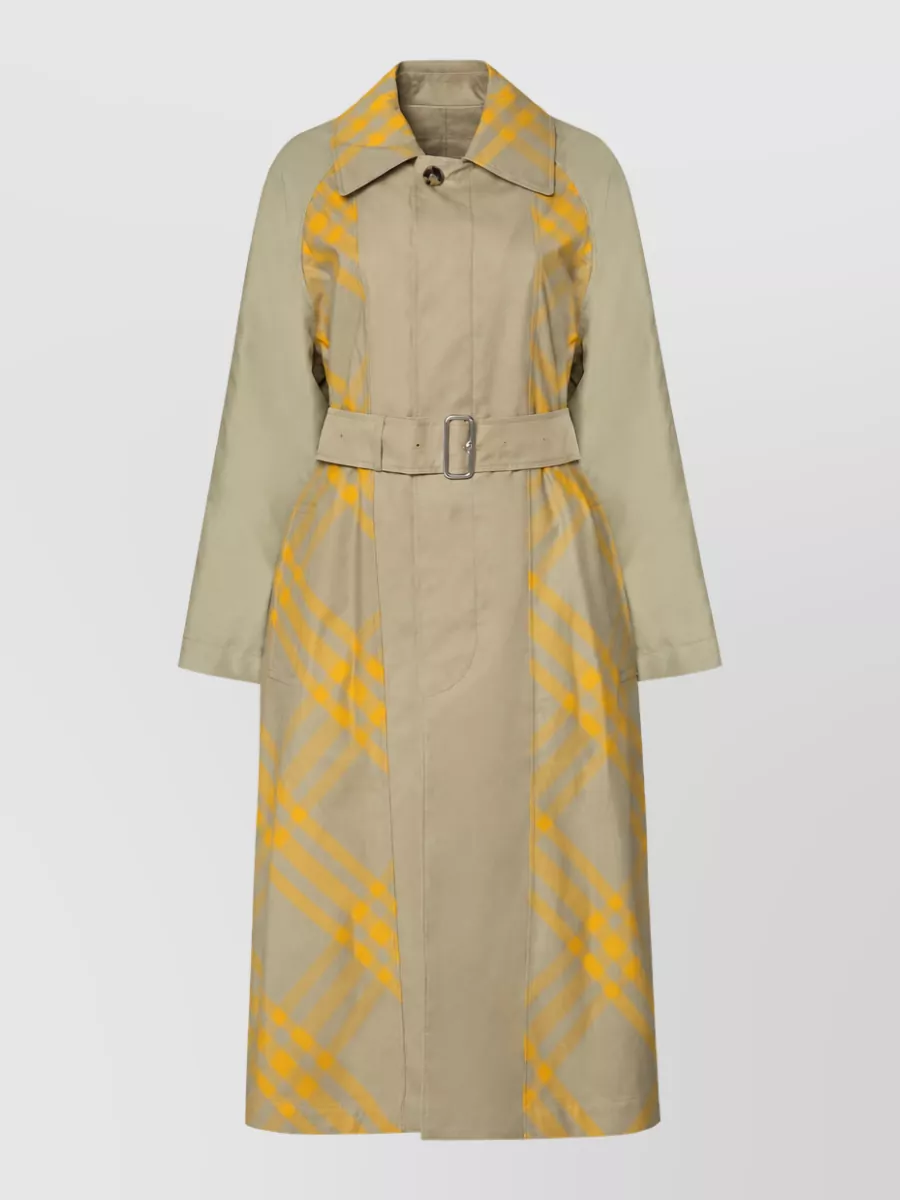 Burberry Checked trench coat
