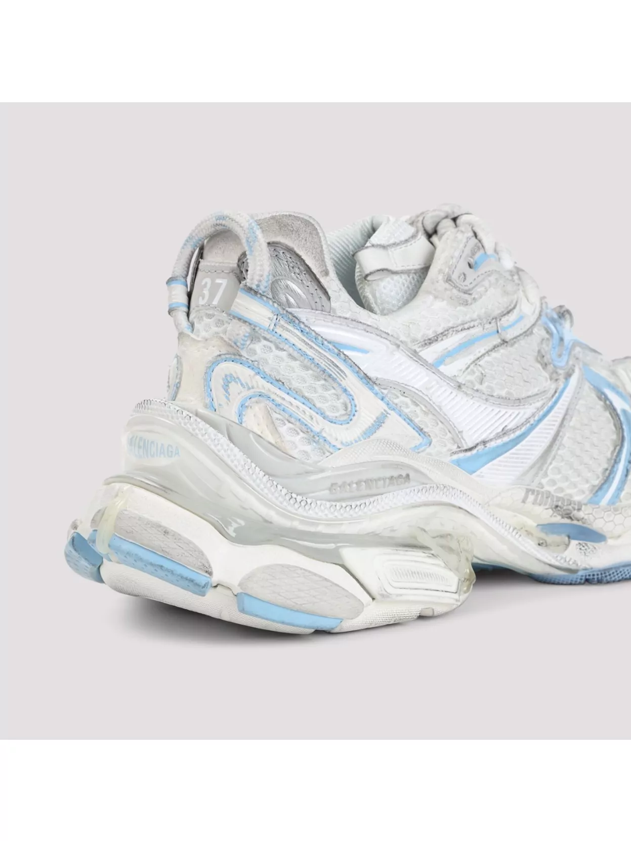 Balenciaga Runner 2 Sneakers With Embossed Heel Loop