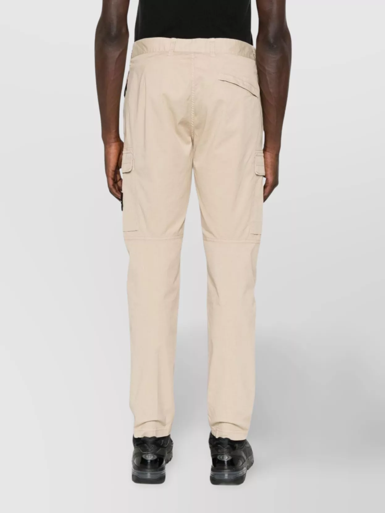 Stone Island Cargo Trousers With Belt Loops And Pockets