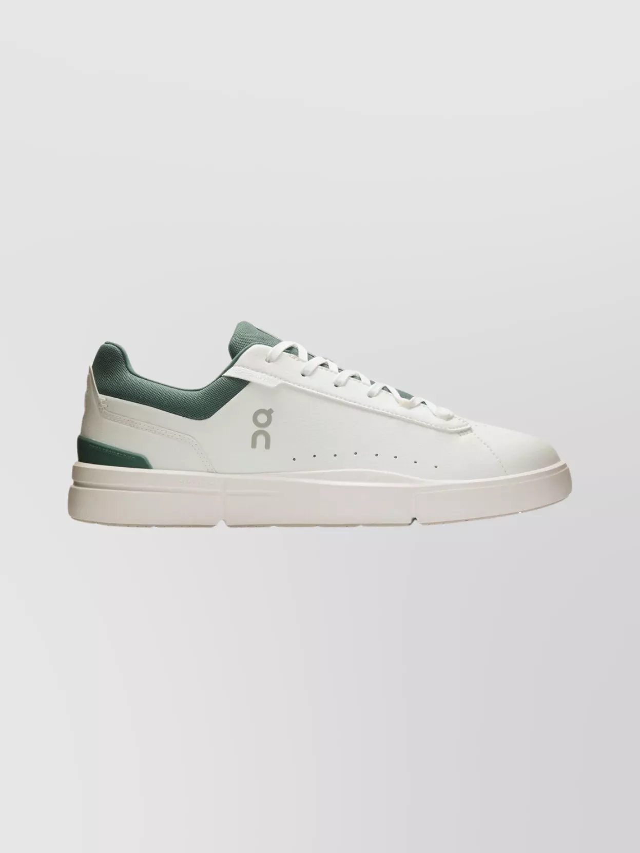 On Low-Top Sneakers Featuring Perforated Accents