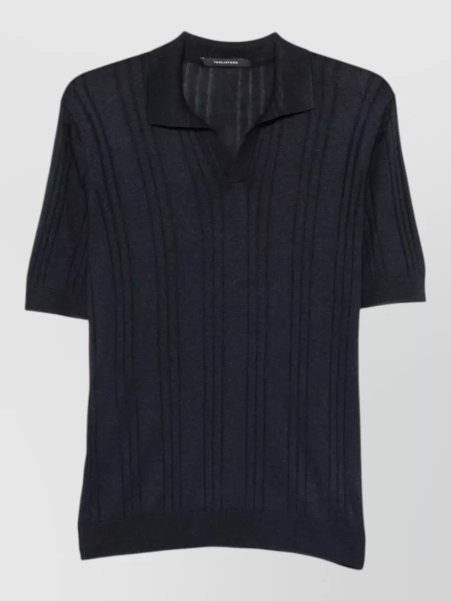 Tagliatore silk polo shirt