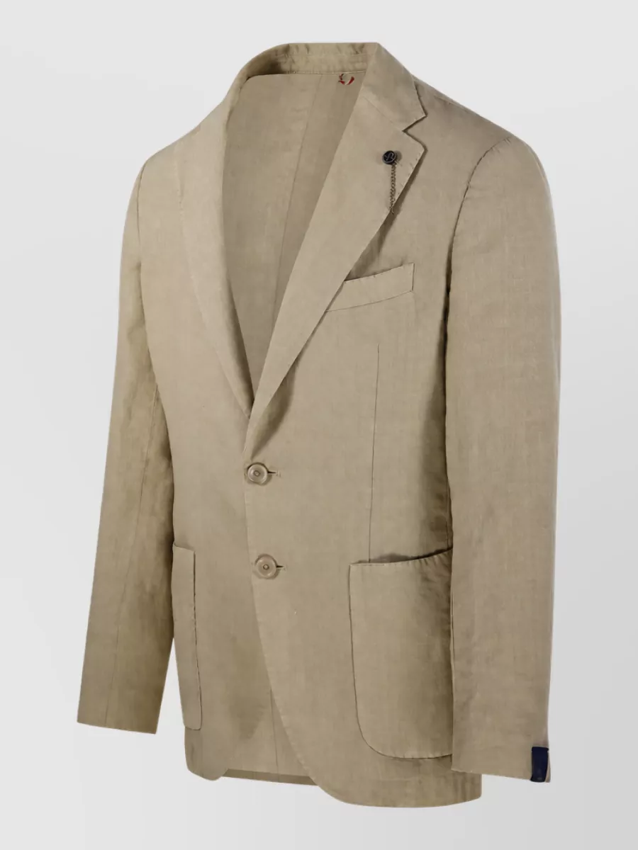 Santaniello Linen Suit Jacket