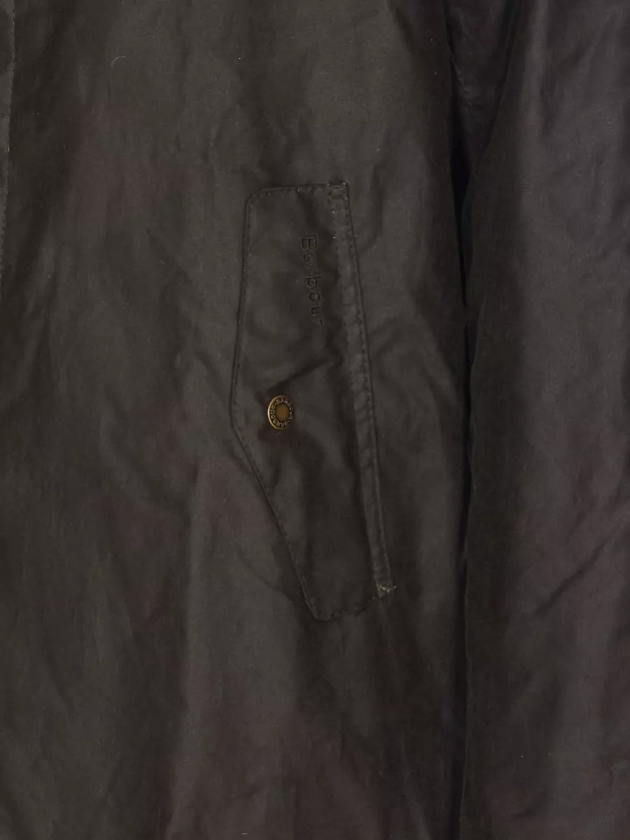 Barbour Waxed Trench Coat And Pockets