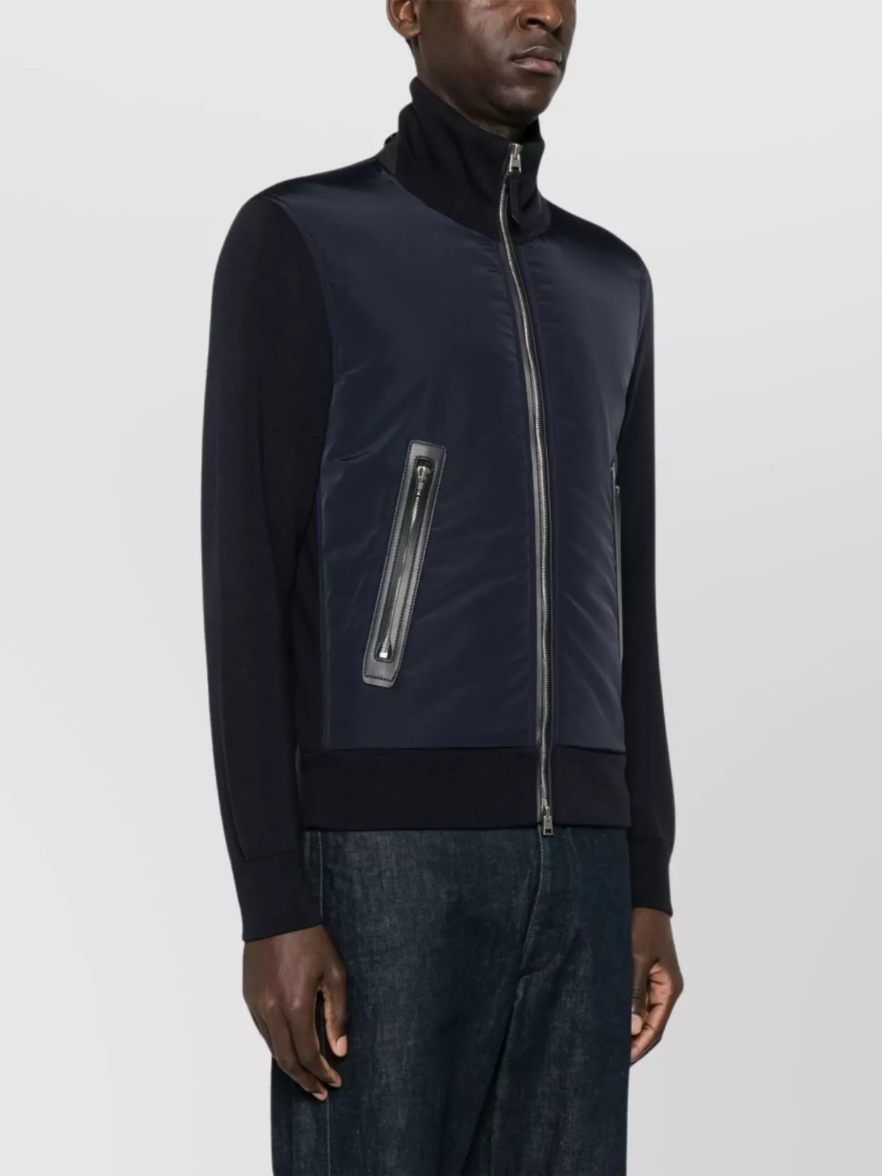 Tom Ford Wool High Neck Zipped Sweater