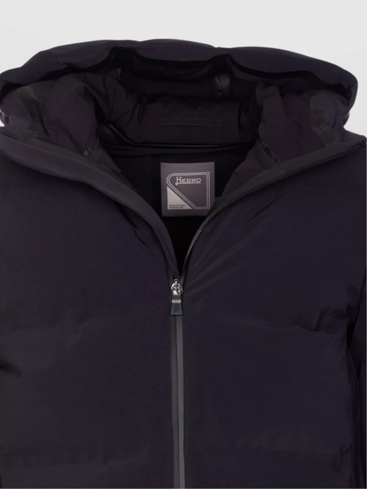 Herno Down Jacket With Hood And Quilted Pattern