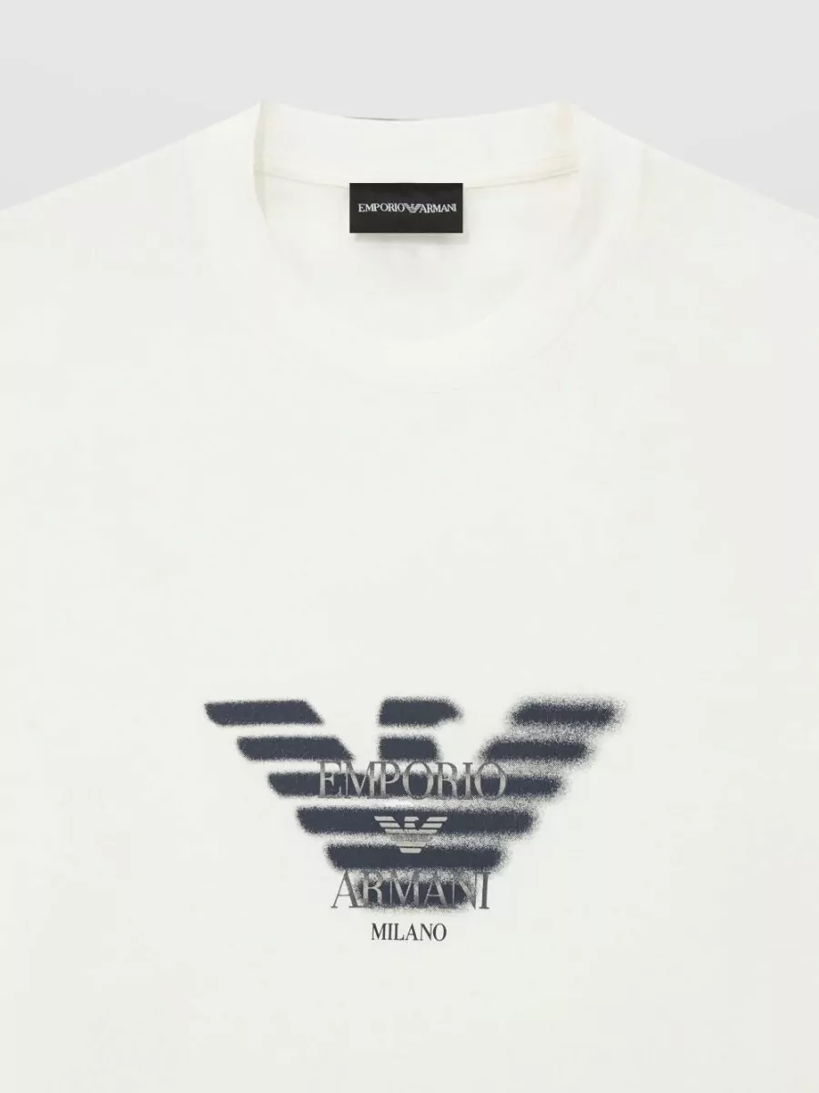 Emporio Armani Logo Print Jersey T-Shirt