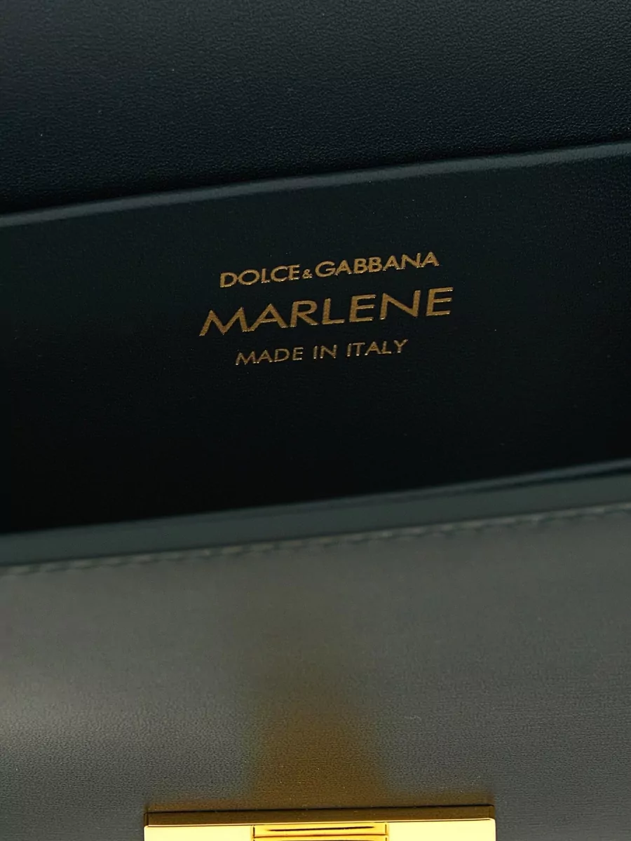 Dolce&Gabbana Marlene Calfskin Leather Shoulder Bag