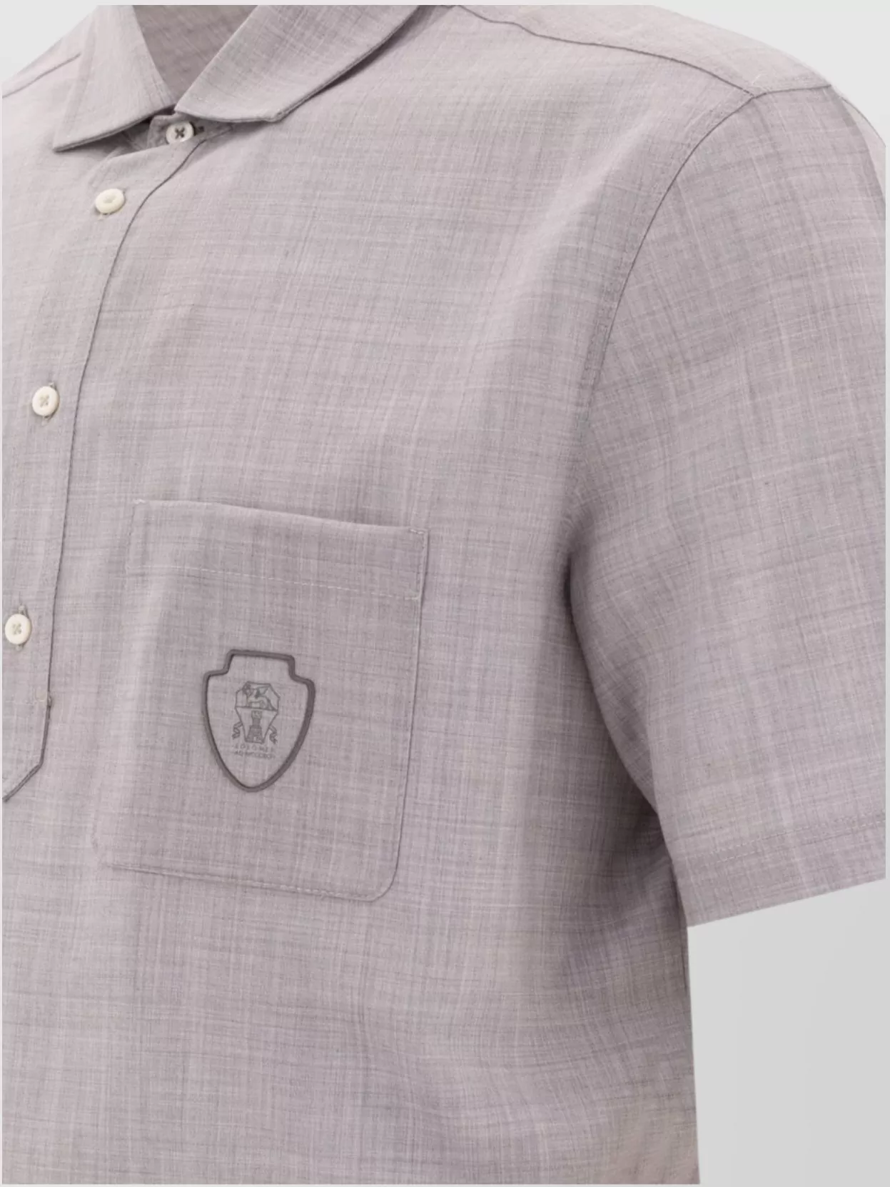 Brunello Cucinelli Polo Shirt With Chest Pocket And Collar